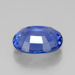 2,73 ctw natürlicher blauer Saphir, Oval Schliff, VVS