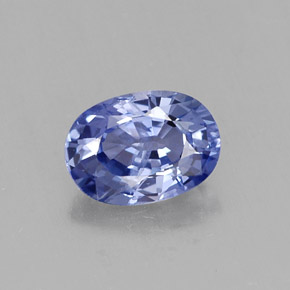 1,12 ctw natürlicher blauer Saphir, Oval Schliff, VS
