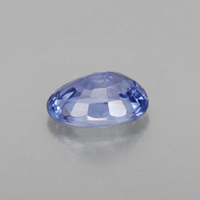 1,12 ctw natürlicher blauer Saphir, Oval Schliff, VS