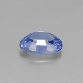 1,08 ctw natürlicher blauer Saphir, Oval Schliff, VS