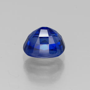 1,28 ctw natürlicher blauer Saphir, Oval Schliff, VVS
