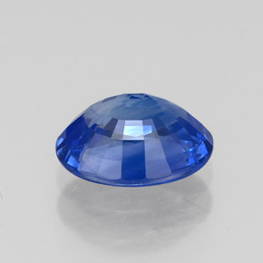 1,46 ctw natürlicher blauer Saphir, Oval Schliff, VS
