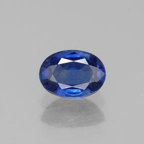 0,67 ctw natürlicher blauer Saphir, Oval Schliff, VS-SI