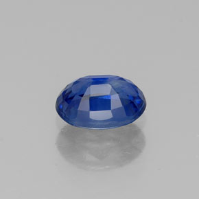 0,67 ctw natürlicher blauer Saphir, Oval Schliff, VS-SI