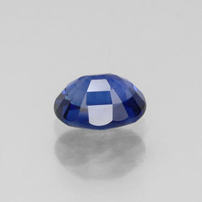 0,75 ctw natürlicher blauer Saphir, Oval Schliff, VS