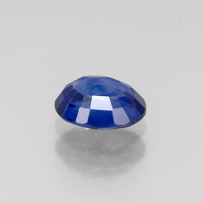 0,70 ctw natürlicher blauer Saphir, Oval Schliff, VS