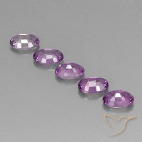 2.98 ct natürliche tieflila Saphir-Edelsteine, Oval, VVS-VS