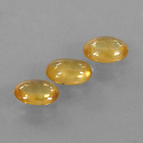  ct natürliche gelber Saphir-Edelsteine, Transparent, Transparent / Lichtdurchlässig