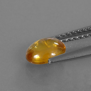 0,97 ctw natürlicher gelber Saphir, Transparent, Transparent / Lichtdurchlässig