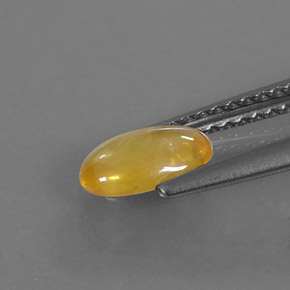 0,85 ctw natürlicher gelber Saphir, Transparent, Transparent / Lichtdurchlässig