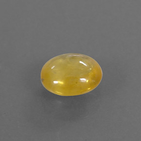 1,09 ctw natürlicher gelber Saphir, Transparent, Transparent / Lichtdurchlässig