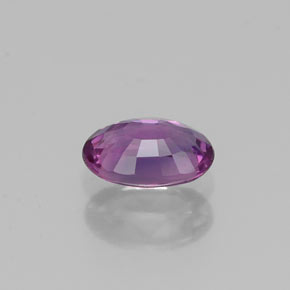 0,55 ctw natürlicher violetter Saphir, Oval Schliff, VVS-VS