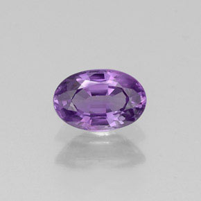 0,54 ctw natürlicher violetter Saphir, Oval Schliff, VVS-VS
