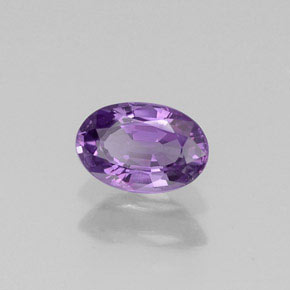 0,54 ctw natürlicher violetter Saphir, Oval Schliff, VVS-VS