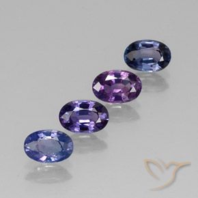 2.58 ct natürliche Mehrfarbig Saphir-Edelsteine, Oval, VVS-VS