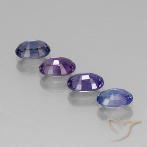 2.58 ct natürliche Mehrfarbig Saphir-Edelsteine, Oval, VVS-VS