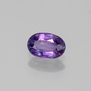 0,59 ctw natürlicher violetter Saphir, Oval Schliff, VS