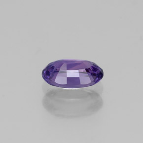 0,59 ctw natürlicher violetter Saphir, Oval Schliff, VS
