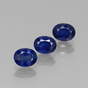  ct natürliche blauer Saphir-Edelsteine, Oval Schliff, VS