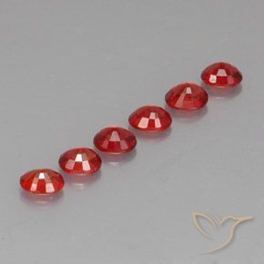 2,15 ct natürliche orangefarbener Saphir-Edelsteine, Oval Schliff, VVS-VS