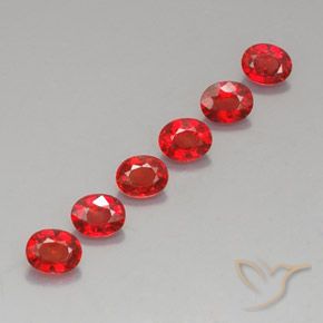 2,17 ct natürliche orangefarbener Saphir-Edelsteine, Oval Schliff, VVS-VS