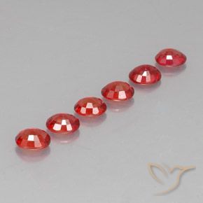 2,17 ct natürliche orangefarbener Saphir-Edelsteine, Oval Schliff, VVS-VS