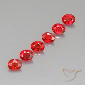 2,21 ct natürliche orangefarbener Saphir-Edelsteine, Oval Schliff, VVS-VS