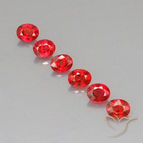2,21 ct natürliche orangefarbener Saphir-Edelsteine, Oval Schliff, VVS-VS