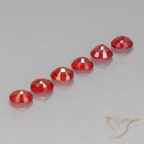 2,21 ct natürliche orangefarbener Saphir-Edelsteine, Oval Schliff, VVS-VS