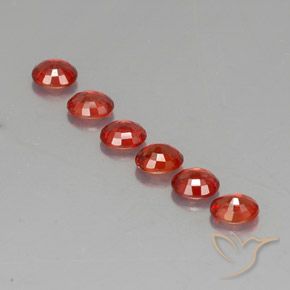 2,05 ct natürliche orangefarbener Saphir-Edelsteine, Oval Schliff, VVS-VS