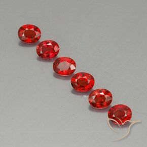 1.81ctw Natürlicher Hellrot Saphir, Oval, VVS-VS
