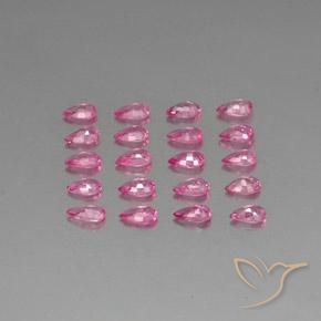 5.09 ct natürliche Tiefes Magenta Saphir-Edelsteine, Birnenform, VVS-VS