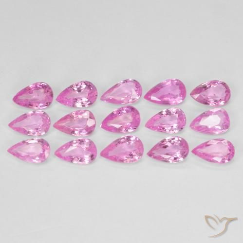 3.77ctw Natürlicher Tiefes Magenta Saphir, Birnenform, VVS-VS