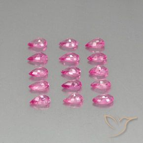 4.01 ct natürliche pink Saphir-Edelsteine, Birnenform, VVS-VS