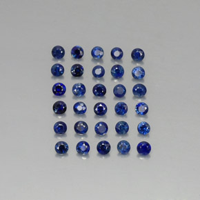  ct natürliche blauer Saphir-Edelsteine, Rundschliff, VVS-VS