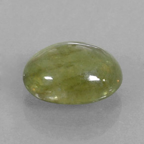 2,97 ctw natürlicher grüner Saphir, Transparent, Transparent / Lichtdurchlässig