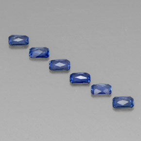  ct natürliche blauer Saphir-Edelsteine, Smaragdschliff, VVS-VS