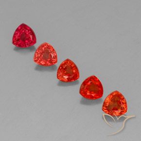 1.77ctw Natürlicher Leuchtendes Purpurrot Saphir, Trillion, VVS-VS