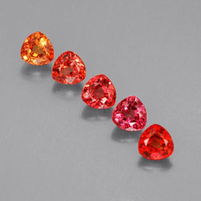 2,07 ct natürliche mehrfarbiger Saphir-Edelsteine, Trillion, VVS-VS