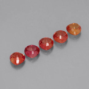 2,07 ct natürliche mehrfarbiger Saphir-Edelsteine, Trillion, VVS-VS