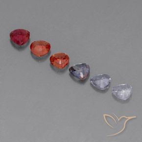 1,97 ct natürliche mehrfarbiger Saphir-Edelsteine, Trillion, VVS-VS