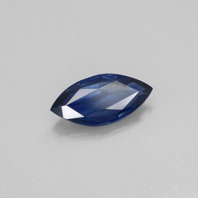 0,79 ctw natürlicher blauer Saphir, Marquise, VS