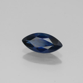 0,83 ctw natürlicher blauer Saphir, Marquise, VS