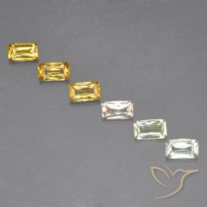 2.00 ct natürliche Mehrfarbig Saphir-Edelsteine, Oktagonschliff, VS