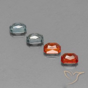 1.94 ct natürliche Mehrfarbig Saphir-Edelsteine, Oktagonschliff, VS