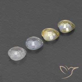 1.33 ct natürliche Mehrfarbig Saphir-Edelsteine, Herz, VVS