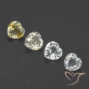1.17 ct natürliche Mehrfarbig Saphir-Edelsteine, Herz, VVS
