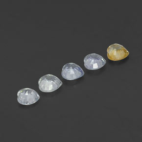 1,58 ct natürliche Mehrfarbig Saphir-Edelsteine, Herzform, VS