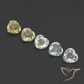2.19 ct natürliche Mehrfarbig Saphir-Edelsteine, Herz, VVS-VS