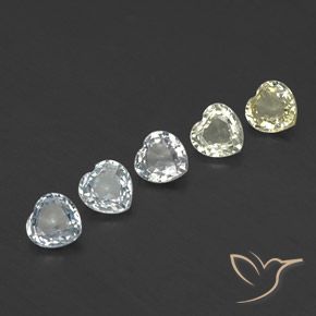 1.62 ct natürliche Mehrfarbig Saphir-Edelsteine, Herz, VVS-VS